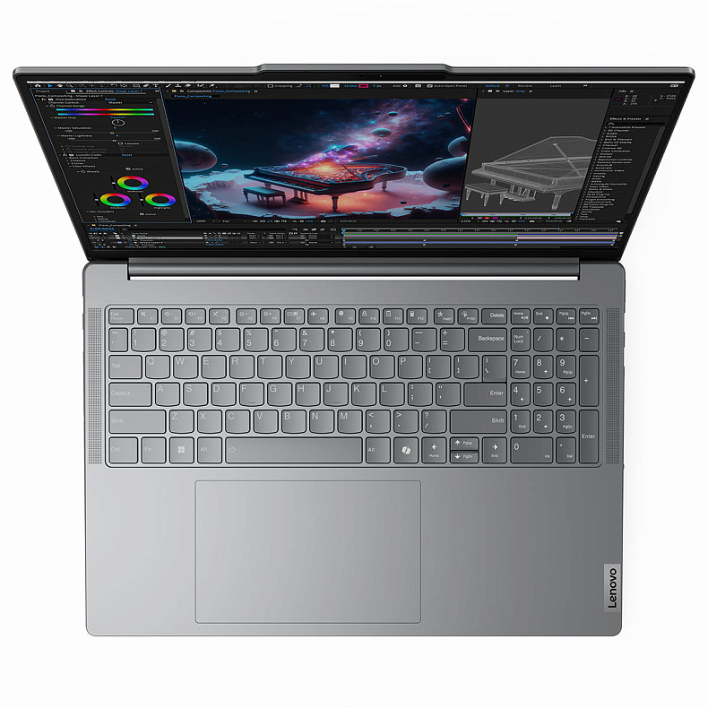 Ноутбук Lenovo 16_3.2K/Ultra9-185H/32/1TB SSD/RTX 4060 8G B/W11P/BL/Luna grey Yoga Pro9 16IMH9