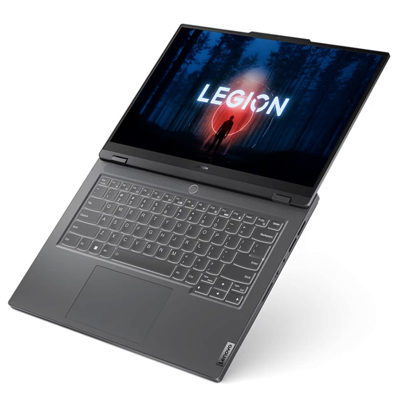 Ноутбук Lenovo 14.5_2.8K_OLED/R7 7840HS/32/1TB SSD/RTX 40 60 8GB/DOS/BL/F/Storm grey Legion Slim5 14APH8