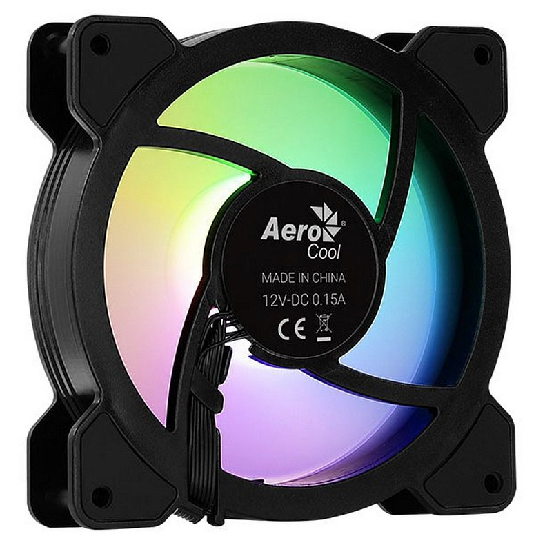 Вентилятор AeroCool Mirage 12 ARGB (ACF3-MR10217.11), 120х120х25 мм, 6-Pin