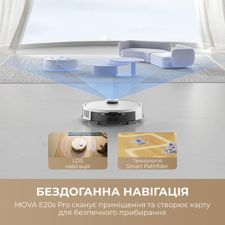 Робот-пылесос MOVA E20s Pro Plus-EUA