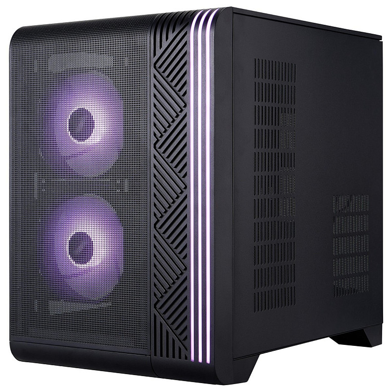 Корпус 1stPlayer VT5-BK-3F7 Black