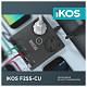 Мережевий фільтр IKOS F25S-CU Black (0006-CEF)