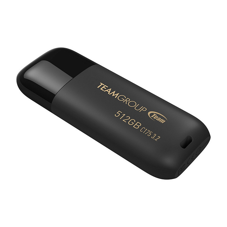 Флеш-накопичувач Team C175 USB 3.2 512GB Black (TC1753512GB01)