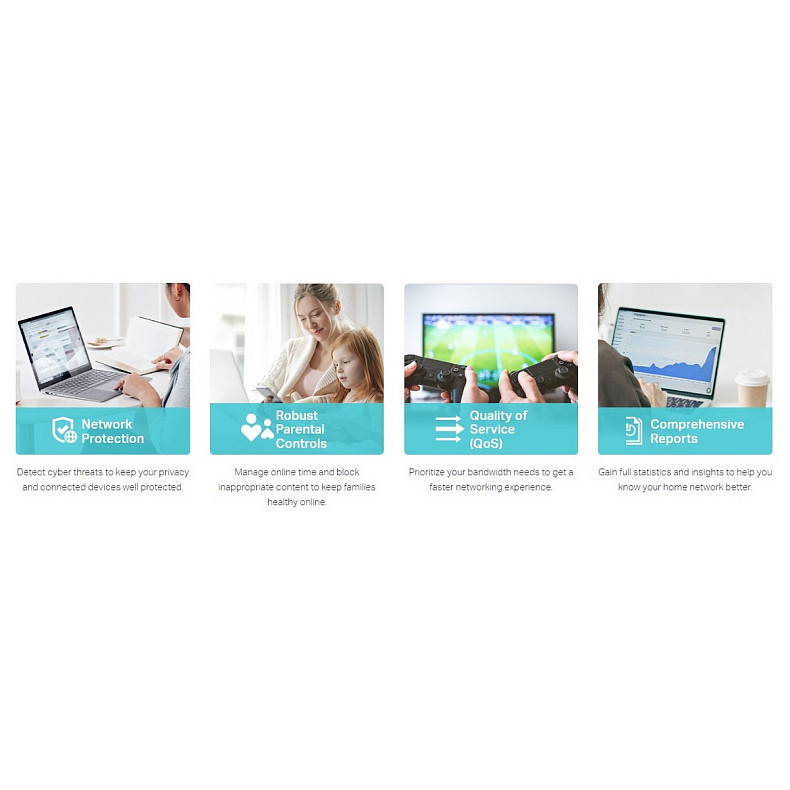 WiFi-Mesh система TP-LINK Deco X60 AX5400, 1xGE LAN, 1xGE WAN, 1мод