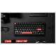 Клавиатура механическая Lemokey X4 84Key, Keychron Red, USB-A, QMK/VIA, Hot-Swap, EN/UKR, RGB, черный