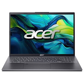 Ноутбук Acer Aspire 16 A16-51GM 16" WUXGA IPS, Intel 5-120U, 16GB, F512GB, NVD2050-4, Lin, сірий