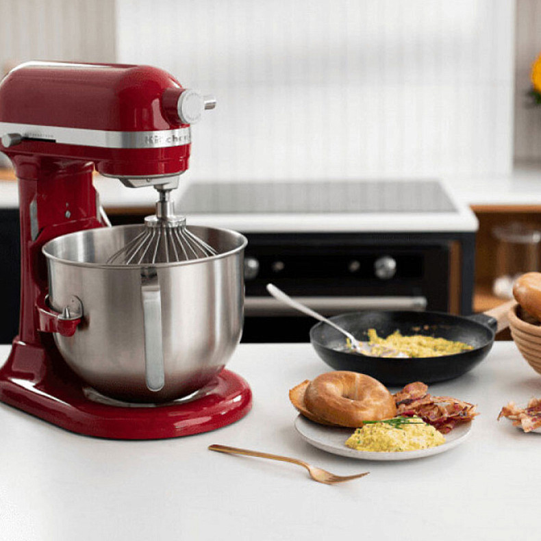 Кухонний комбайн KitchenAid Heavy Duty 6,6 л 5KSM70JPXEER з підйомною чашею, червоний