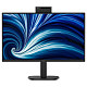 Монітор 23.8" Philips 24B2N3200JH, IPS, 120Гц, VGA, HDMI, DP, USB-hub, cam, HAS, Pivot, колонки, чорний