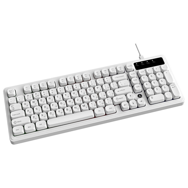 Клавиатура Ajazz AF98 Black USB-C White (AF98-W)