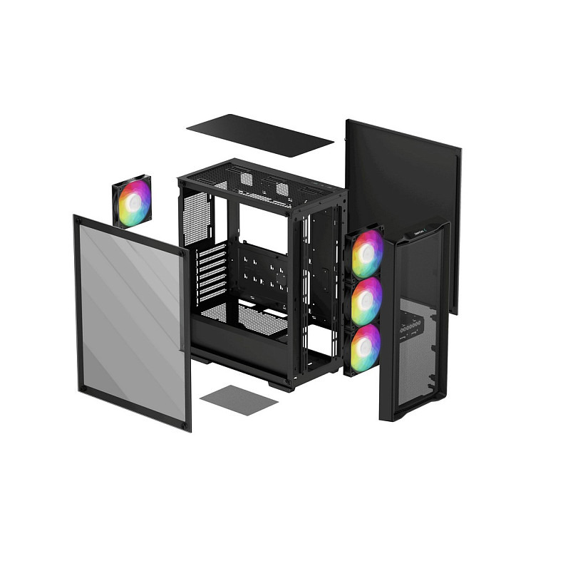 Корпус DeepCool CC560 Mesh V2 Black (R-CC560-BKAMA4-G-2) без БП