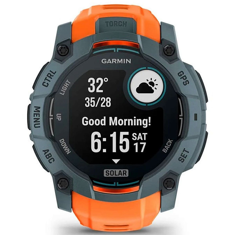 Спортивний годинник Garmin Instinct 3 50mm Solar Solstice with Solstice Silicone (010-02935-41)
