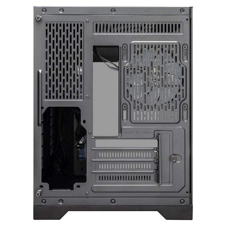 Корпус 1stPlayer UV6-BK-2FC7R-1FC7 Black без БП