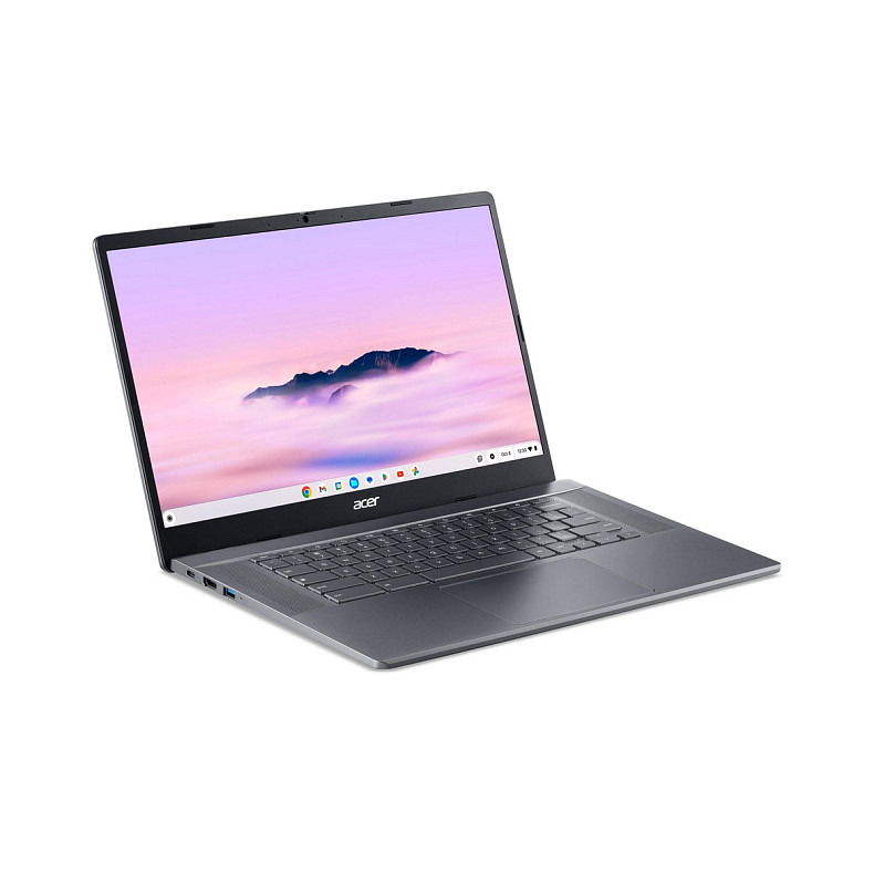 Ноутбук Acer Chromebook Plus CB515-2H 15" FHD IPS, Intel i5-1235U, 16GB, F512GB, UMA, ChromeOS, сіри