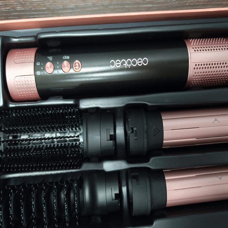 Стайлер CECOTEC Bamba CeramicCare 8in1 AirGlam Black - Ушкоджена упаковка