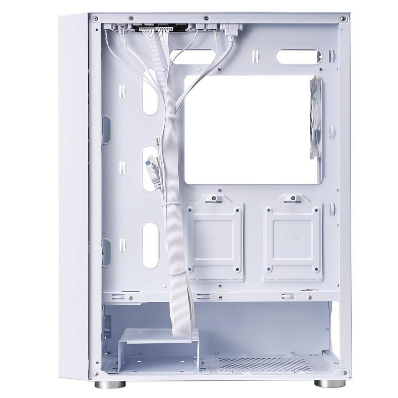 Корпус 1stPlayer Go6-WH-4FS7-W White без БП