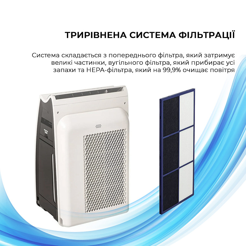 Очищувач повітря з функцією зволоження Sharp KI-G75EUW