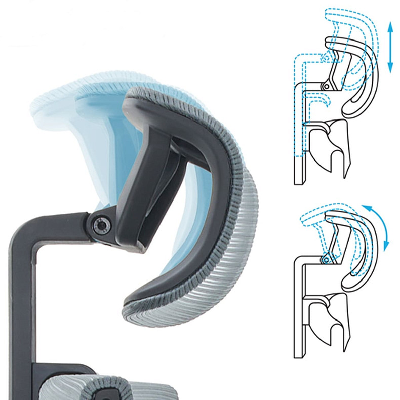 Крісло офісне OfficePro Elegant OC600-B-DG-DG