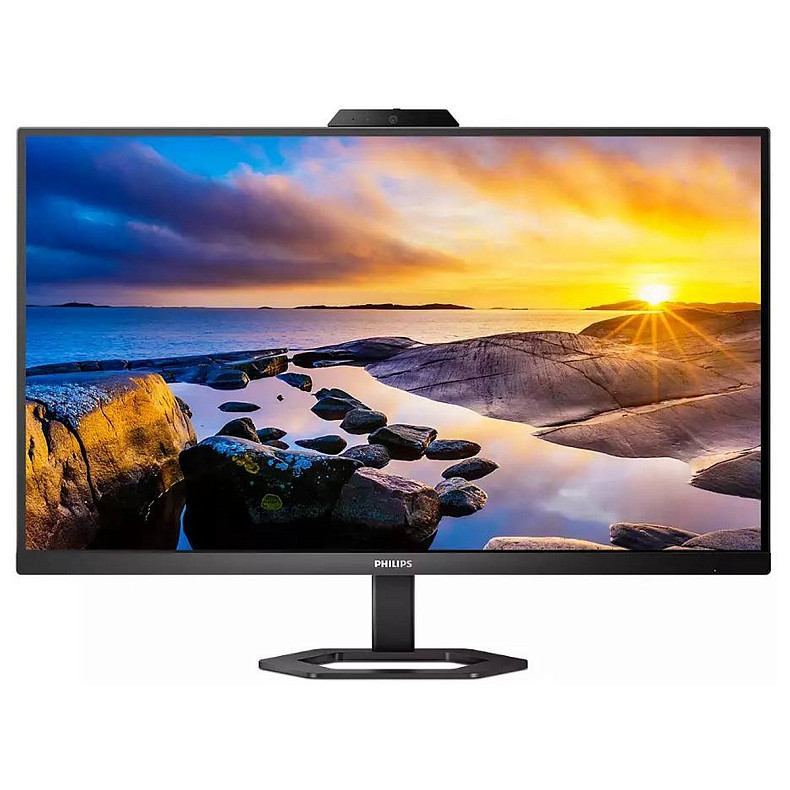 Монітор 27" Philips 27E1N5600HE, QHD, IPS, 1ms, HDMI, DP, USB-C, USB-hub, cam, HAS