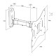 Кронштейн X-DIGITAL STEEL SA225 чорний