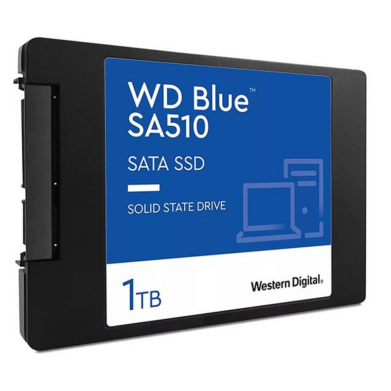 SSD диск WD 1TB Blue 2.5" SATAIII 3D TLC (WDS100T3B0A)