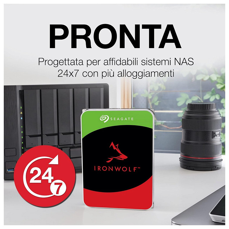 Жесткий диск Seagate 6TB 3.5" 5400 256MB SATA IronWolf