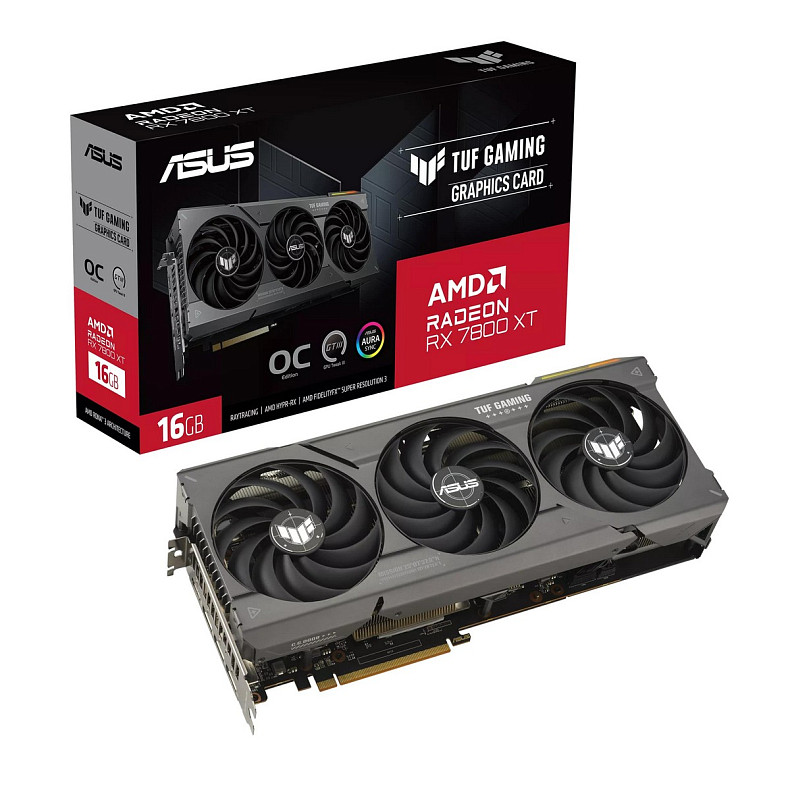 Вiдеокарта ASUS Radeon RX 7800 XT 16GB GDDR6 TUF OG TUF-RX7800XT-O16G-OG-GAMING