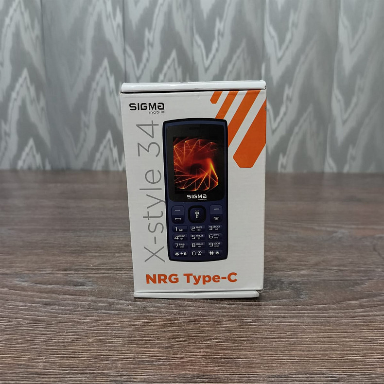Мобільний телефон Sigma mobile X-style 34 NRG Type-C Dual Sim Black - Уцінка