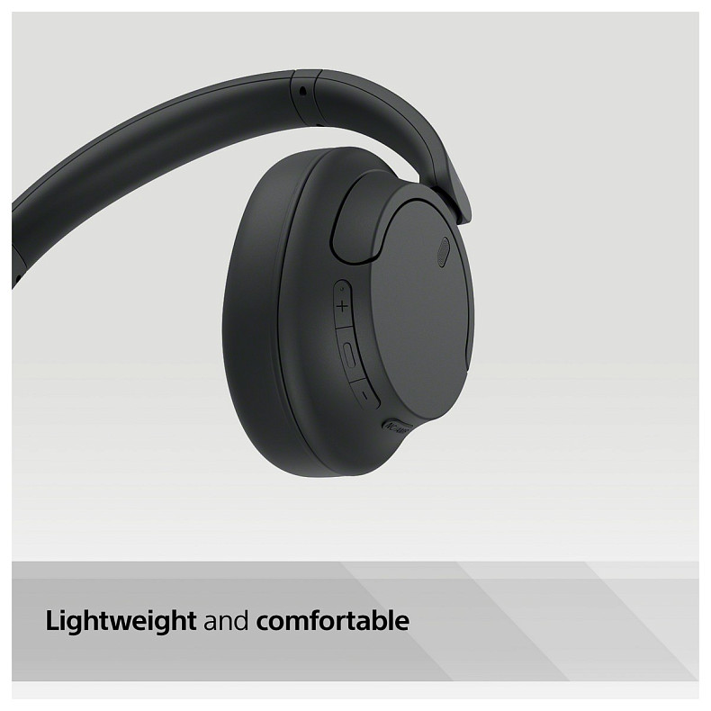 Наушники Over-ear Sony WH-CH720N BT 5.2, ANC, SBC, AAC, Wireless, Mic, Черный