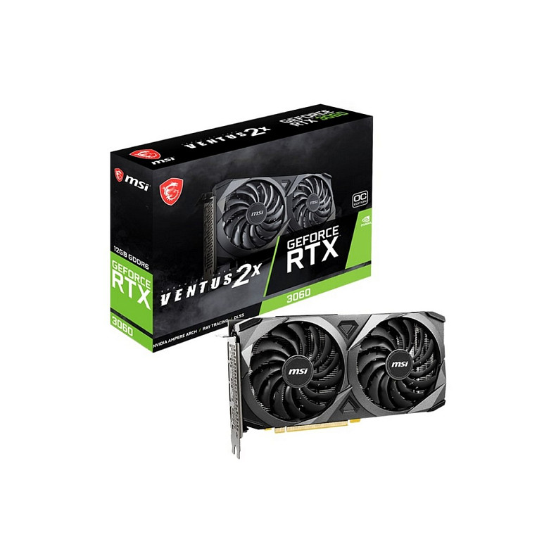 Відеокарта MSI GeForce RTX 3060 12GB GDDR6 VENTUS 2X OC