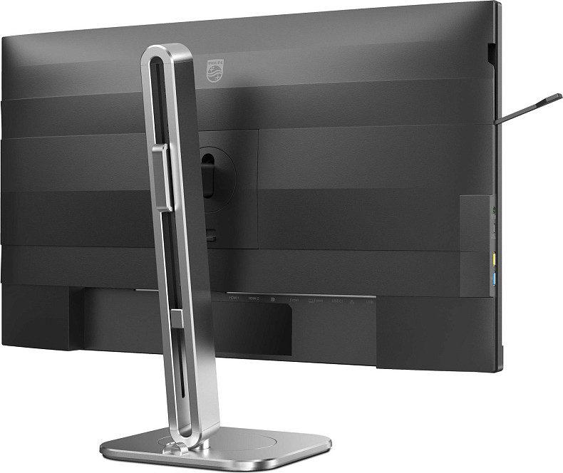 Монитор Philips 27" 27B2U6903, 4K UHD, IPS, 2x HDMI, DP, USB-C, RJ-45, USB-hub, HAS, Pivot