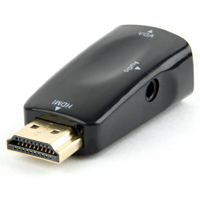 Адаптер-переходник HDMI на VGA и стерео-аудио, блистер