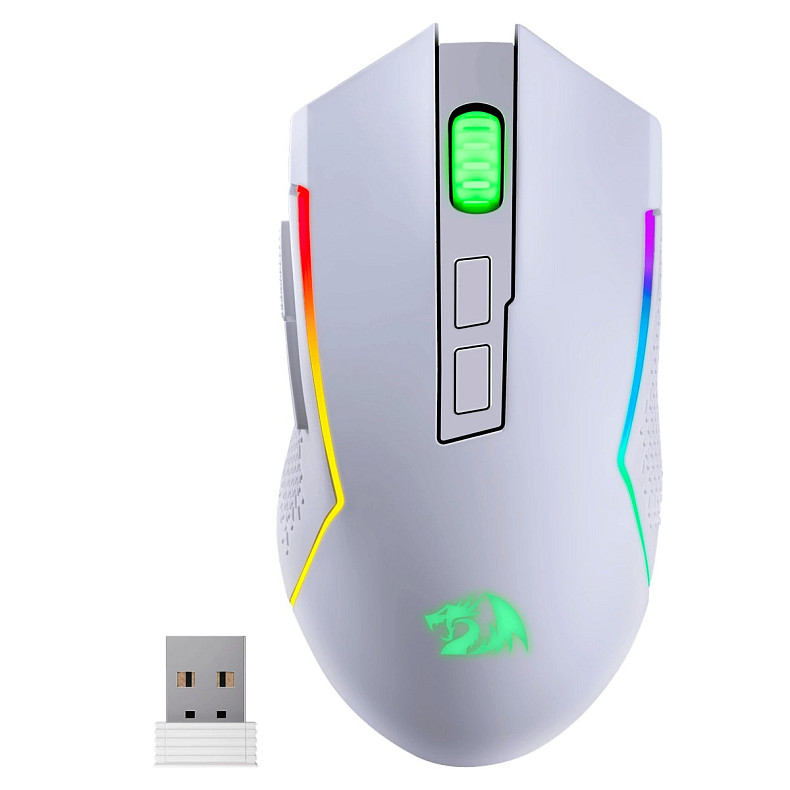 Мышь Redragon (71864) Trident BT/RGB/,8000dpi, белая