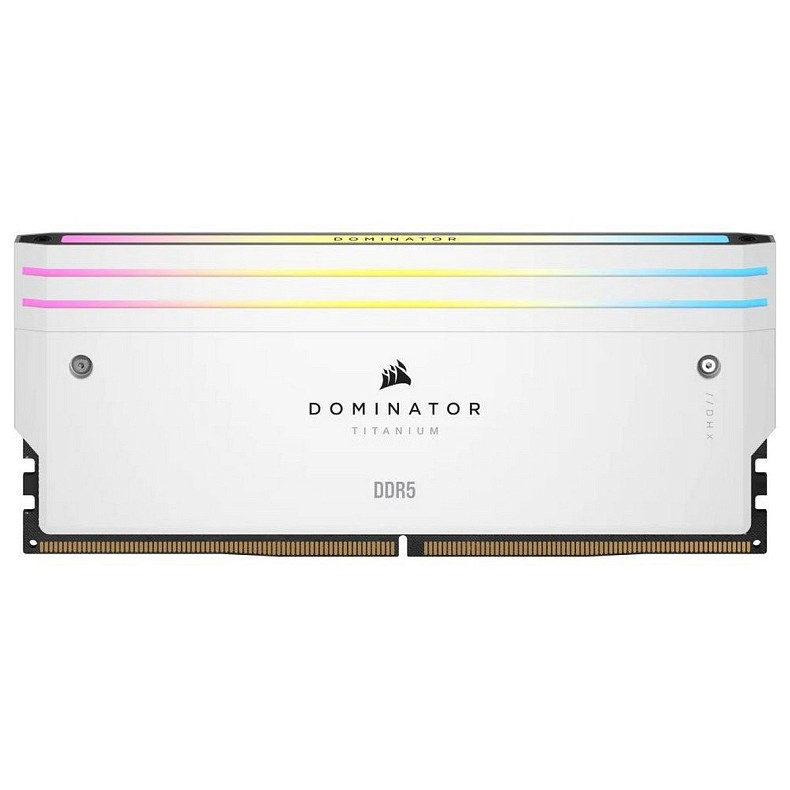 ОЗУ DDR5 2x16GB/6000 Corsair Dominator Titanium RGB White (CMP32GX5M2B6000C30W)