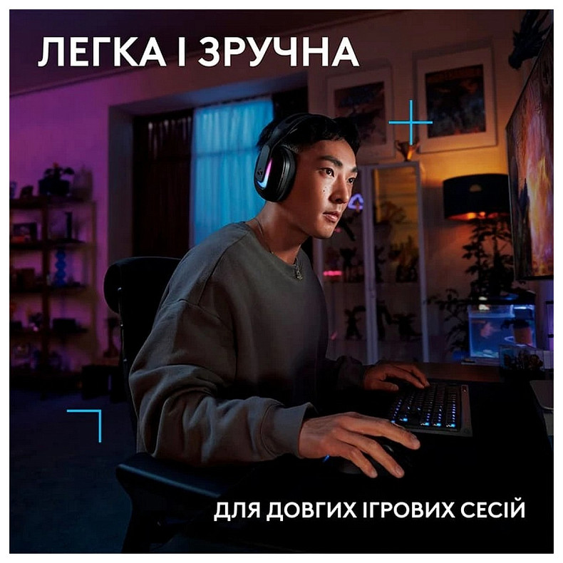 Гарнитура Logitech G522 LightSpeed Wireless Gaming Headset Black (981-001544)