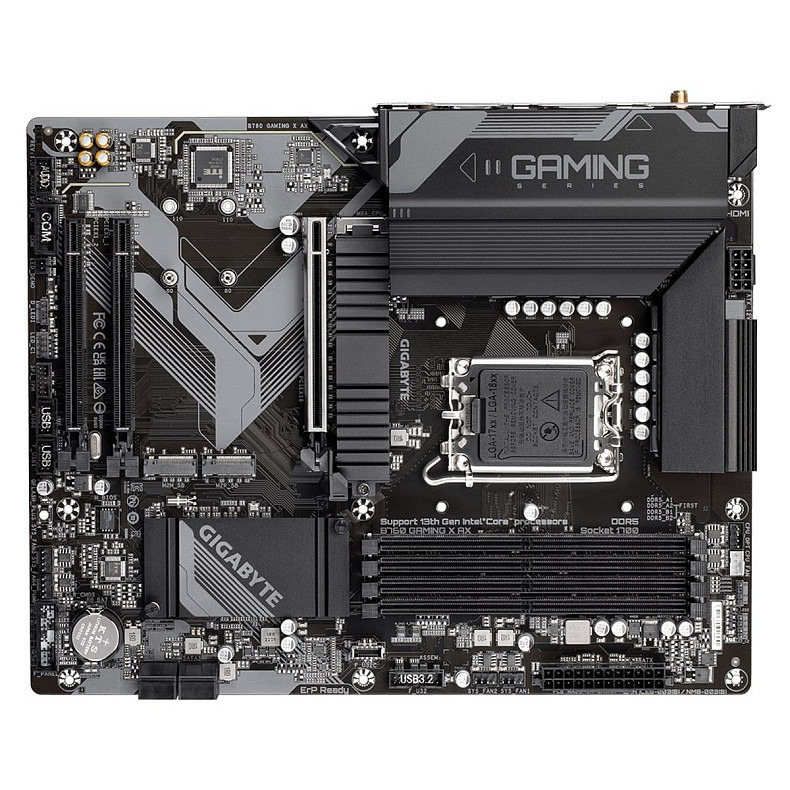 Материнська плата GIGABYTE B760 GAMING X AX s1700 B760 4xDDR5 M.2 HDMI DP ATX