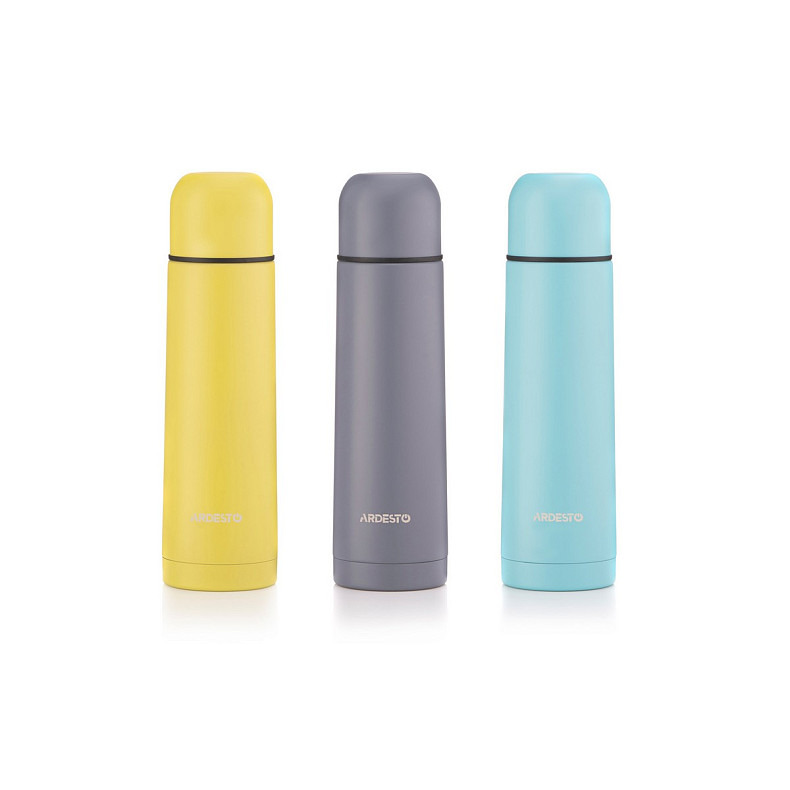 Термос Ardesto Bright City, 500мл, нержавіюча сталь, блакитний (AR2650BL)