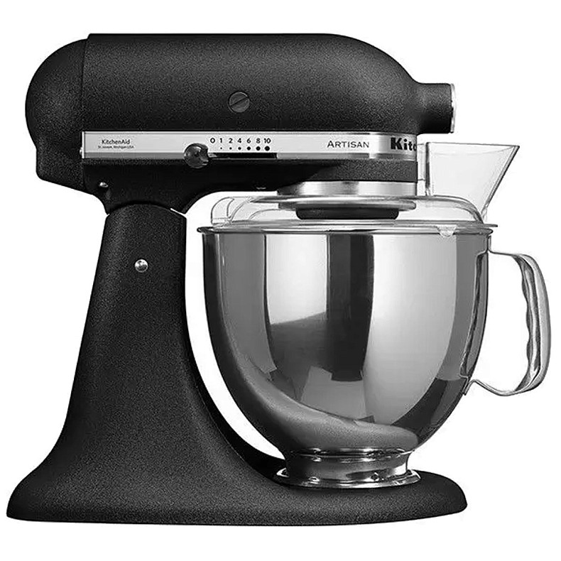 Кухонный комбайн KitchenAid Artisan 4,8 л 5KSM175PSEBK с откидным блоком цвет чугун