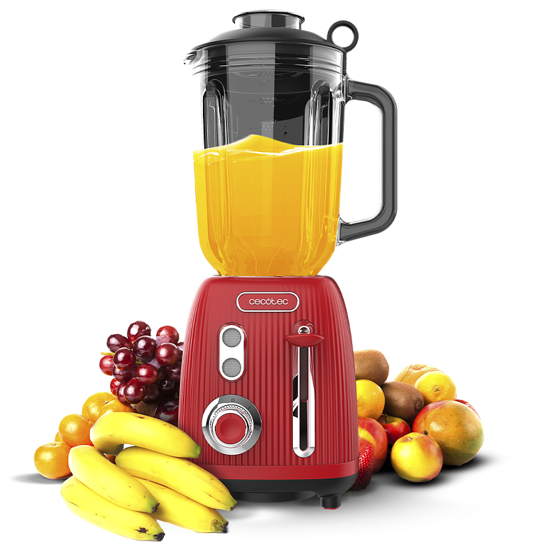 Блендер CECOTEC Power Black Titanium RetroRed