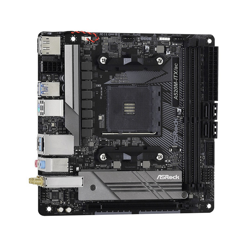 Материнская плата ASRock A520M-ITX/AC Socket AM4