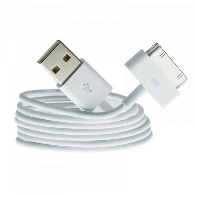 Кабель Apple USB - Apple 30-pin (M/M), 1 м, White (MA591)_OEM