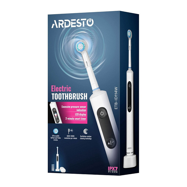 Зубна щітка Ardesto ETB-ID114W