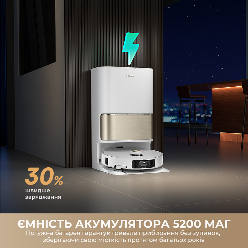 Робот-пылесос моющий Dreame L50s Pro Ultra Black