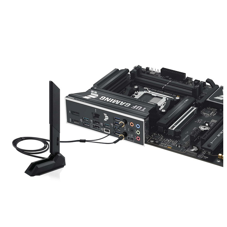 Материнская плата ASUS TUF GAMING B850-PLUS WIFI sAM5 B850 4xDDR5 M.2 HDMI DP Wi-Fi BT ATX