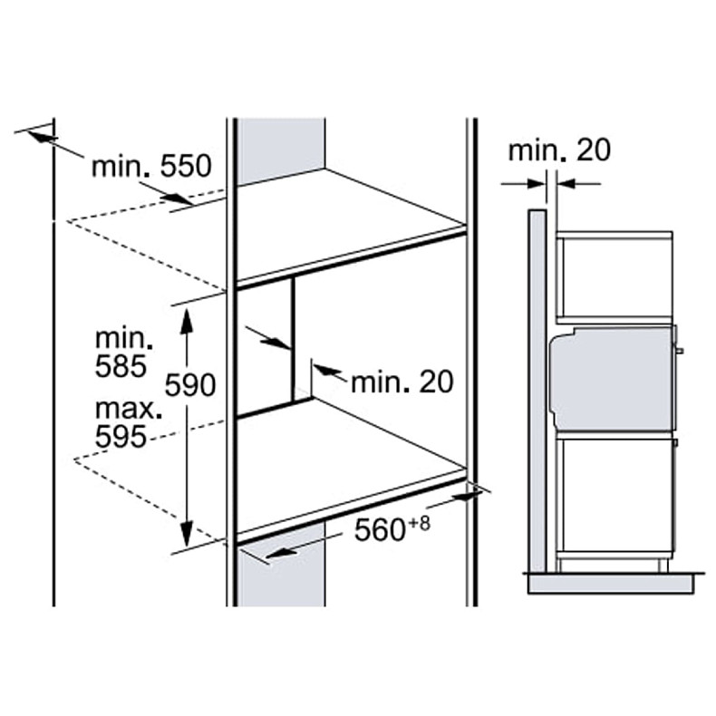 Духова шафа Bosch HUA736EV0T
