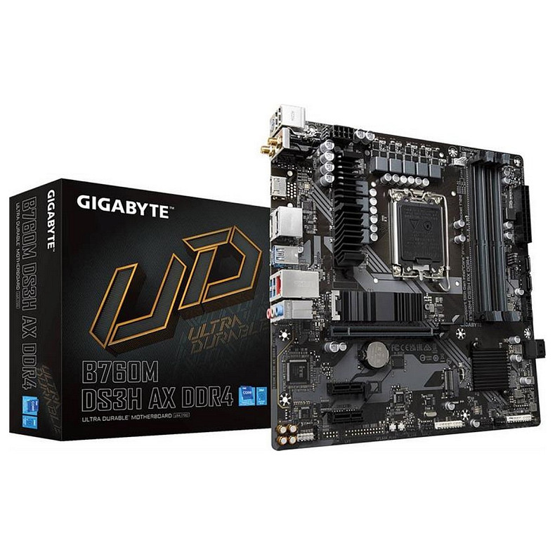 Материнская плата Gigabyte B760M DS3H AX DDR4 Socket 1700