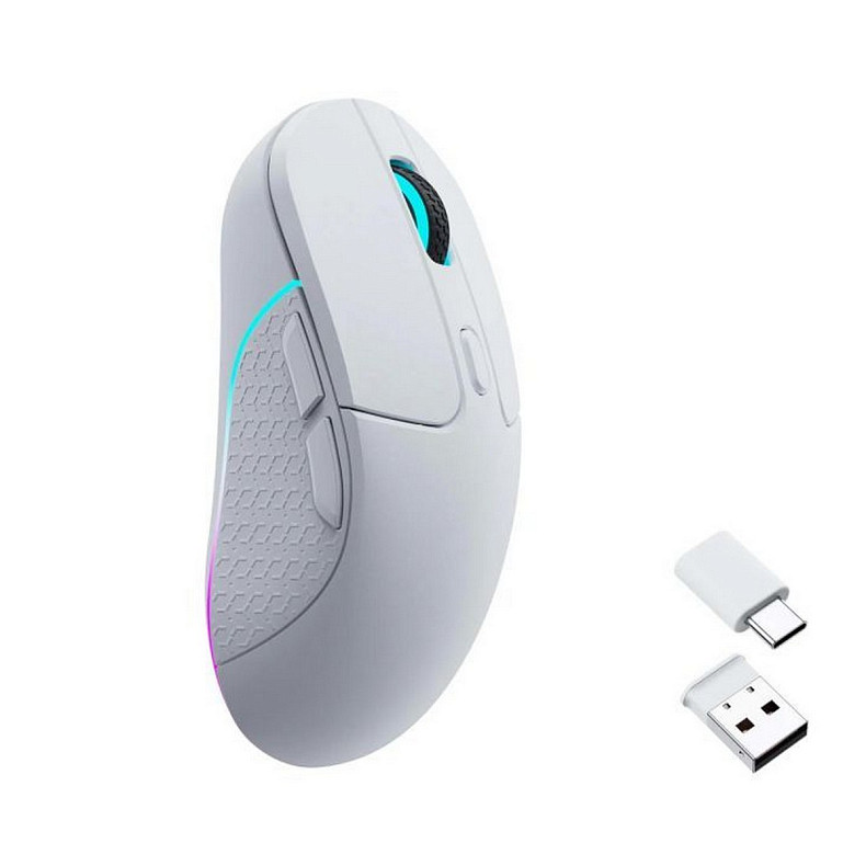 Мышь Keychron M3 BT/WL/USB-A/USB-C, белый