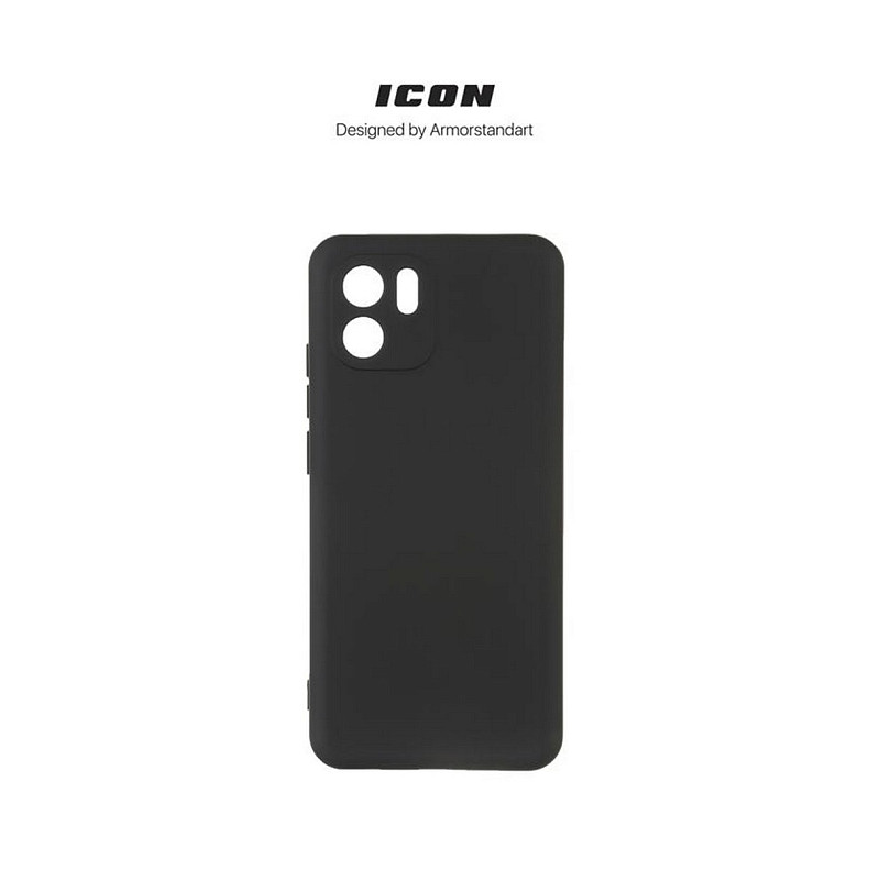 Чехол-накладка Armorstandart Icon для Xiaomi Redmi A2 Camera cover Black (ARM66537)