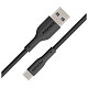 Кабель Promate xCord-AC USB - USB Type-C (M/M), 1 м, Black (xcord-ac.black)