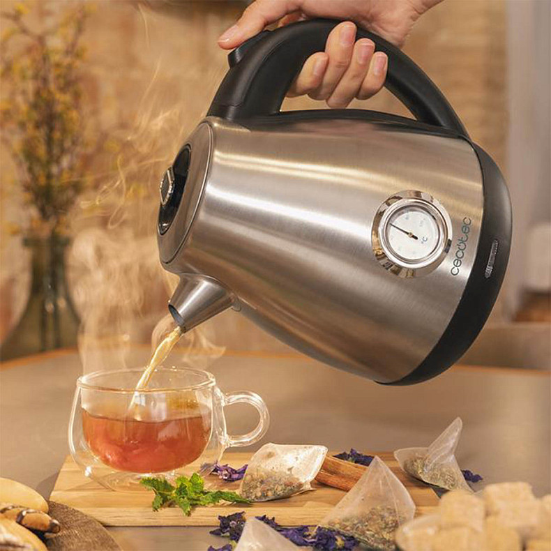 Електрочайник CECOTEC Thermosense 620 Retro Steel