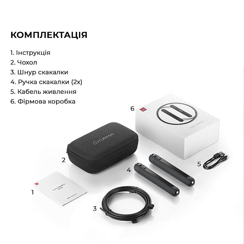 Смарт-скакалка YUNMAI Smart Skipping Rope (YMSR-P701)